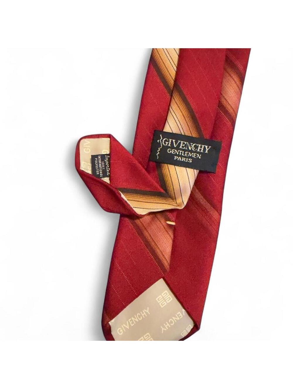 Vintage Givenchy Gentlemen Paris Striped Necktie